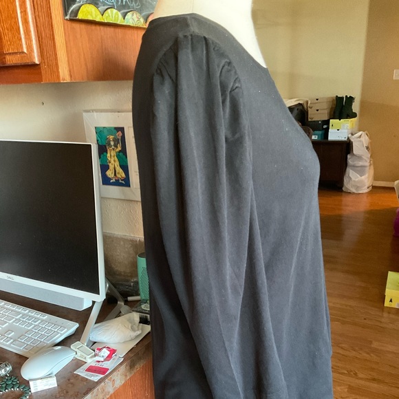 Calvin Klein Black Pullover Blouse Size XL, NWT - Picture 8 of 13